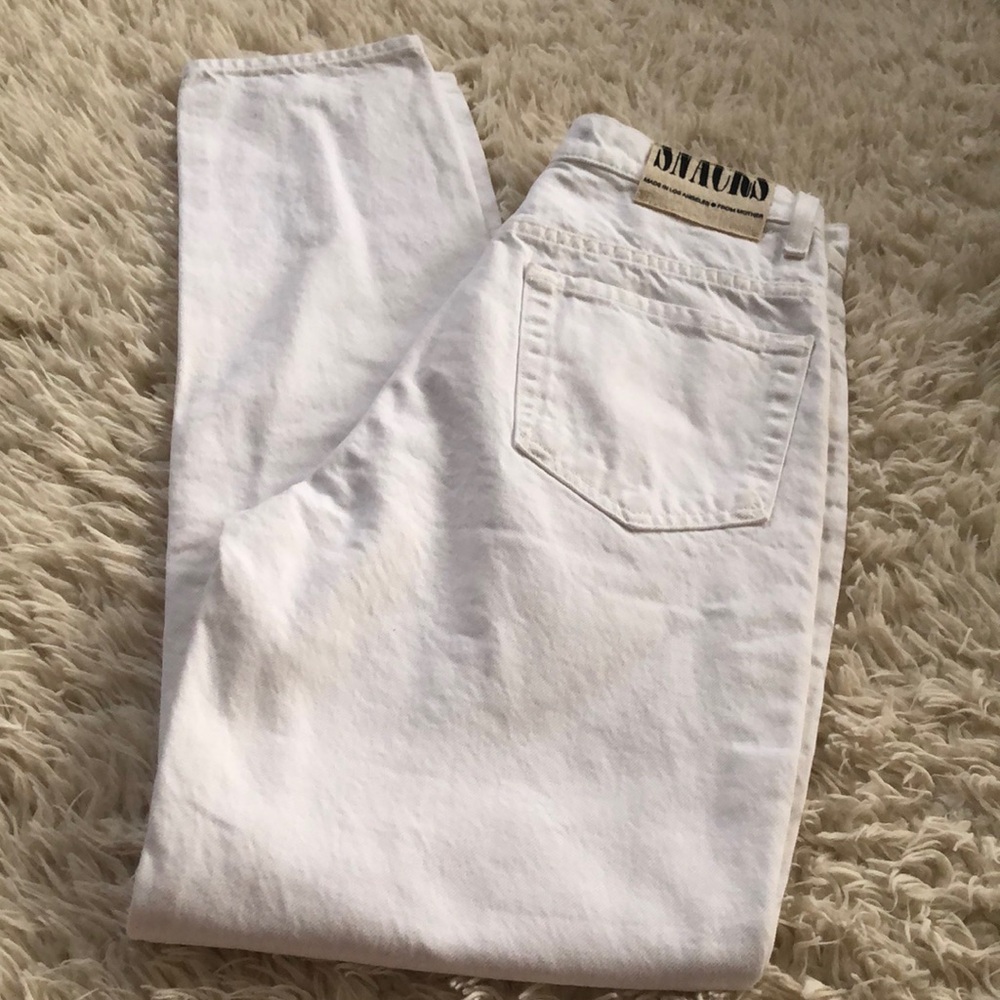 Mother Snacks Jeans White